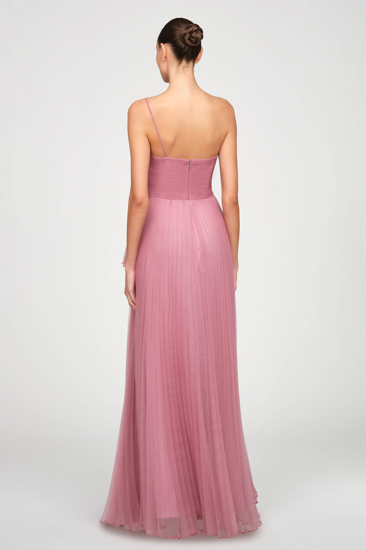 Delphine Pleated Organza Gown - Image 3