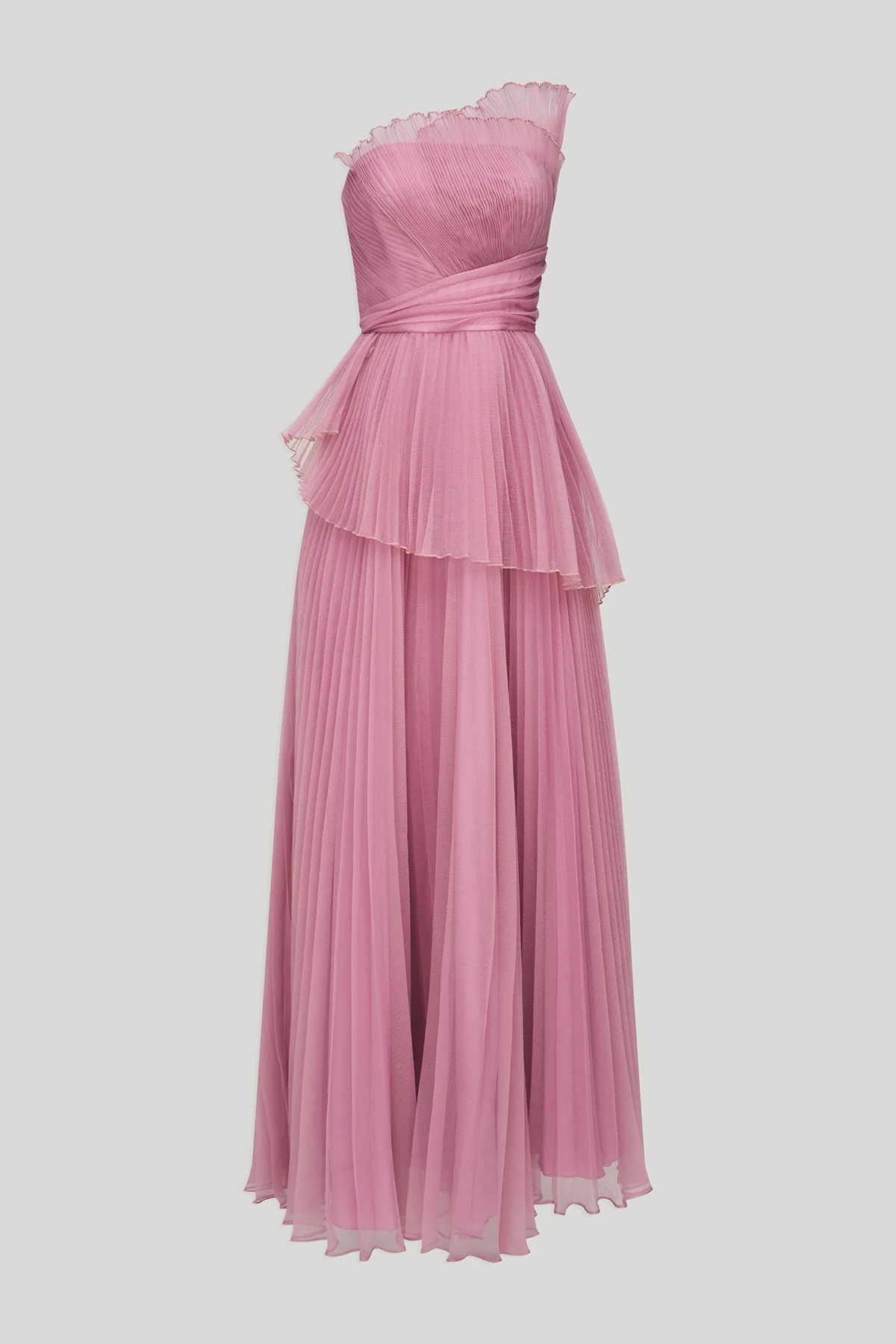 Delphine Pleated Organza Gown - Image 8