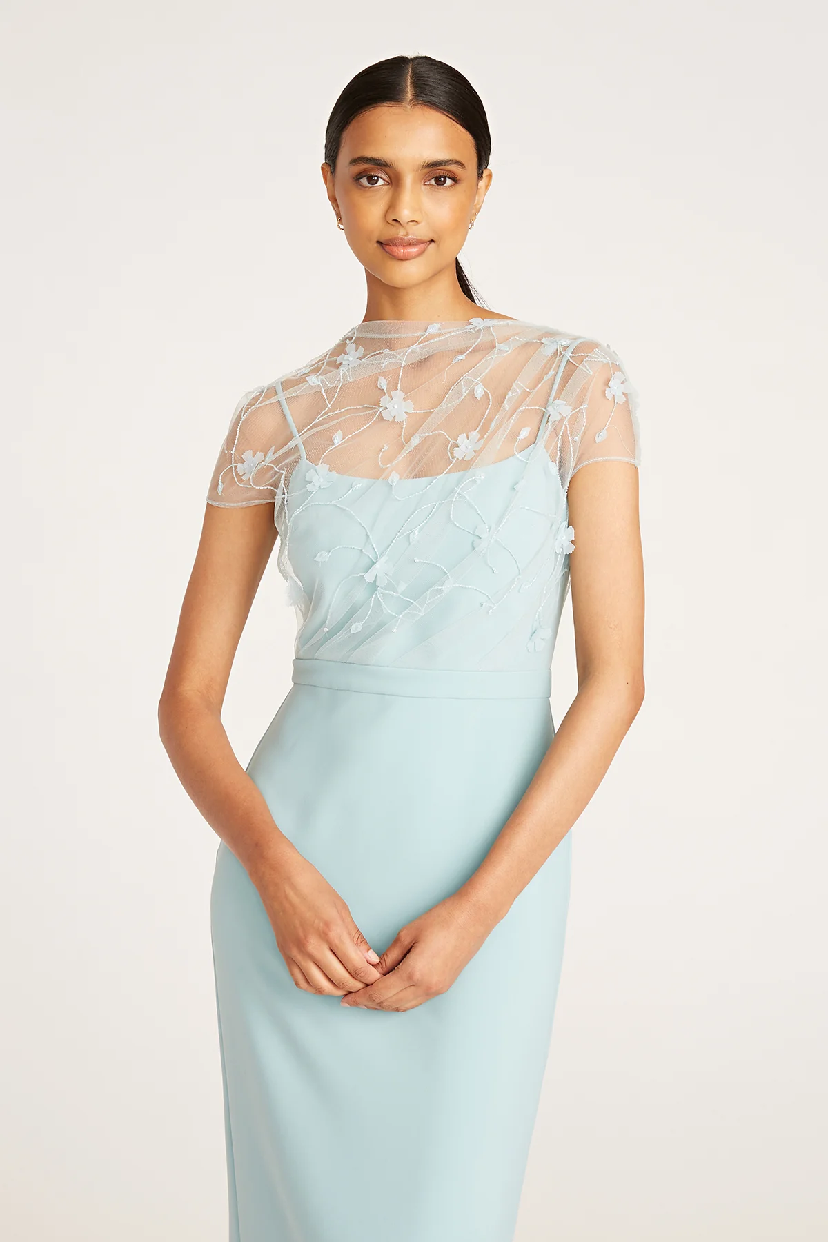 Desirae Draped Column Gown - Image 4