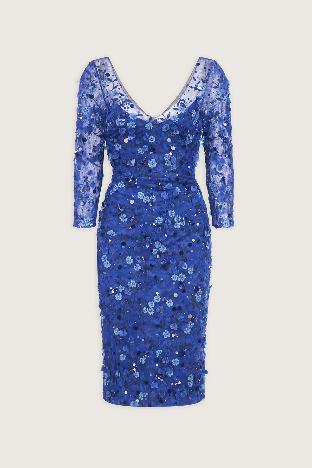 Elodie V Neck Beaded Dress - Image 5