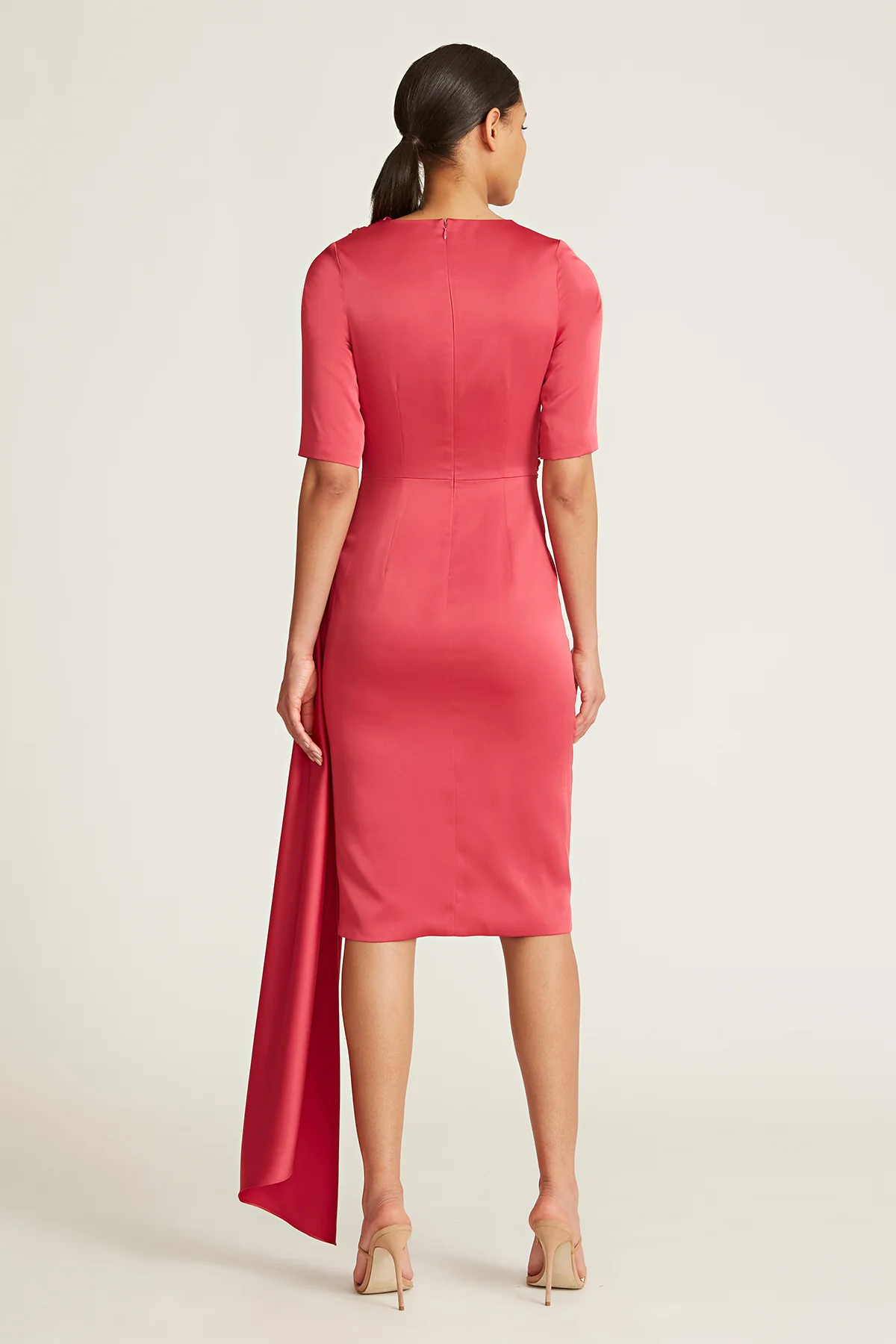 Felicity Draped Cocktail Dress - Image 2