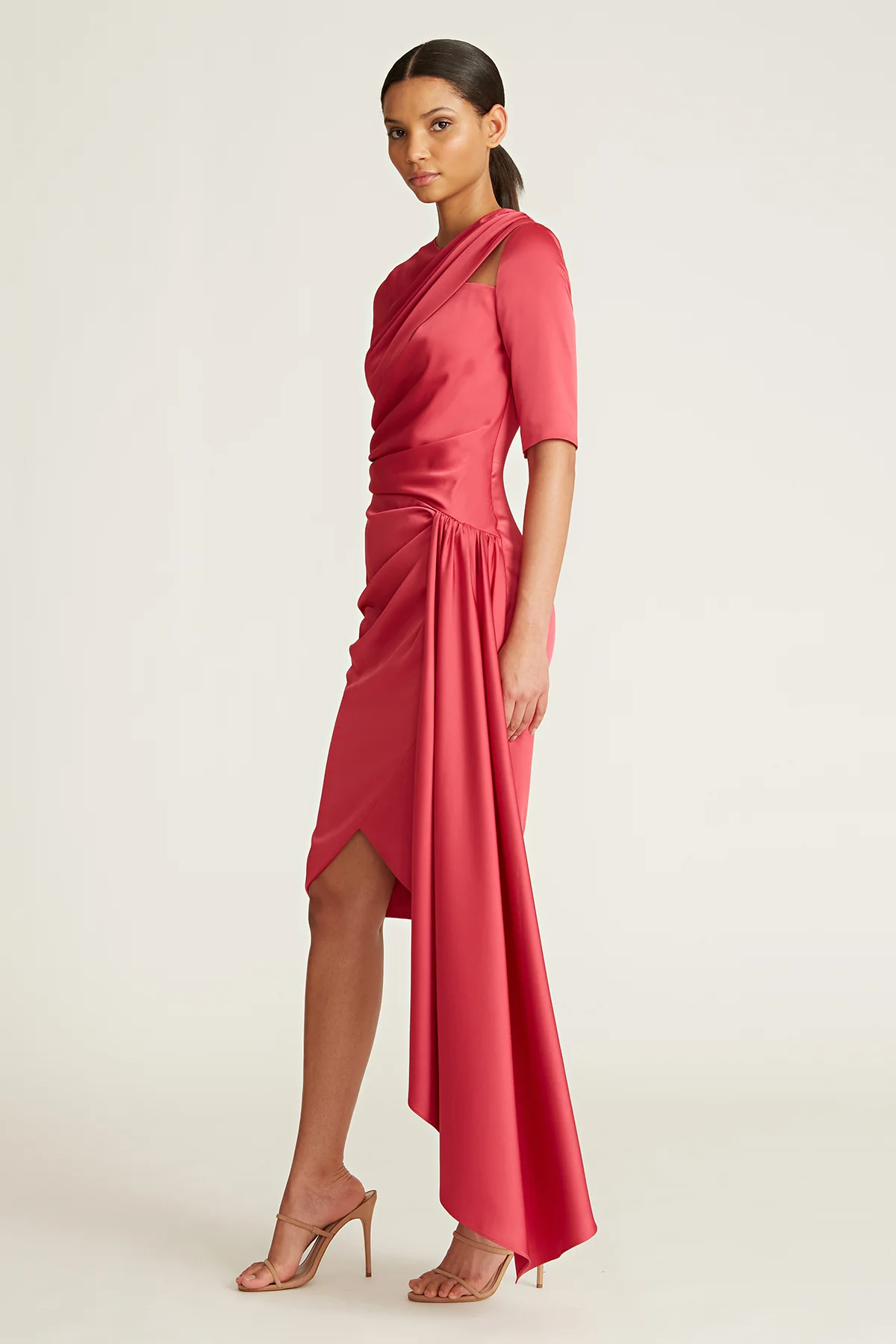 Felicity Draped Cocktail Dress - Image 3