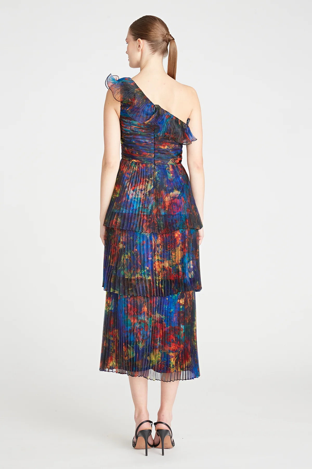 Galina 3-Tiered Midi Dress - Image 2