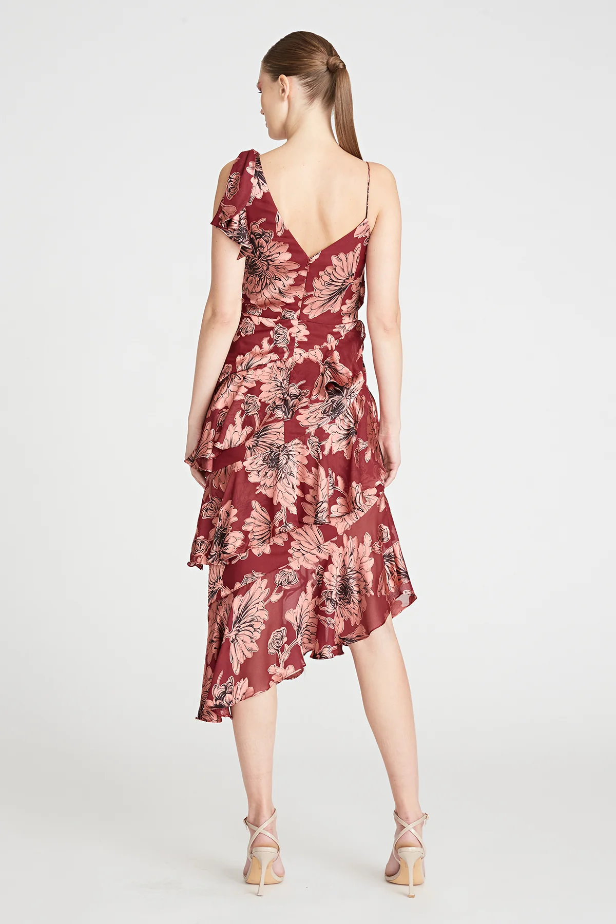 Greta Cowl Cocktail Dress - Image 2