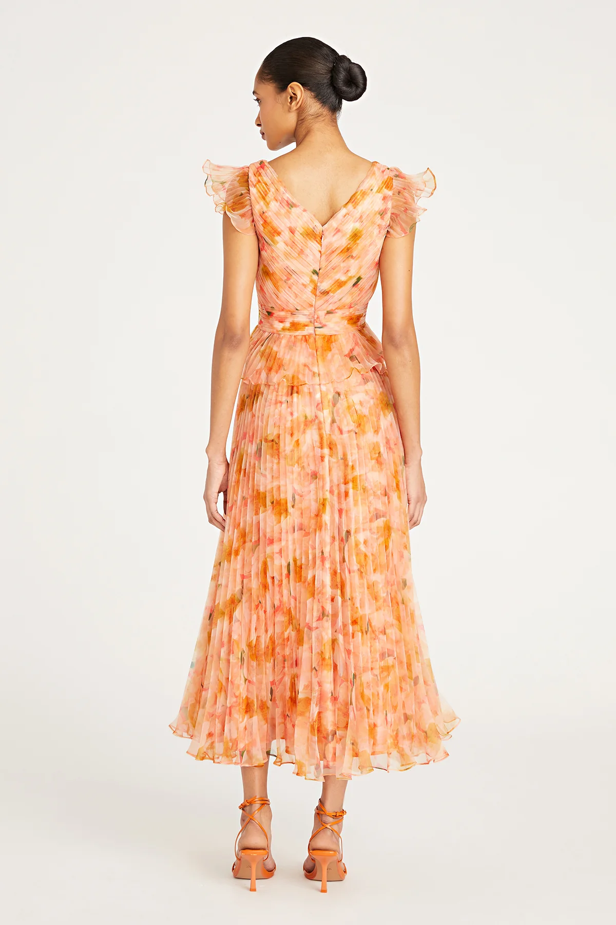 Holly Pleated Tea Length Gown - Image 2