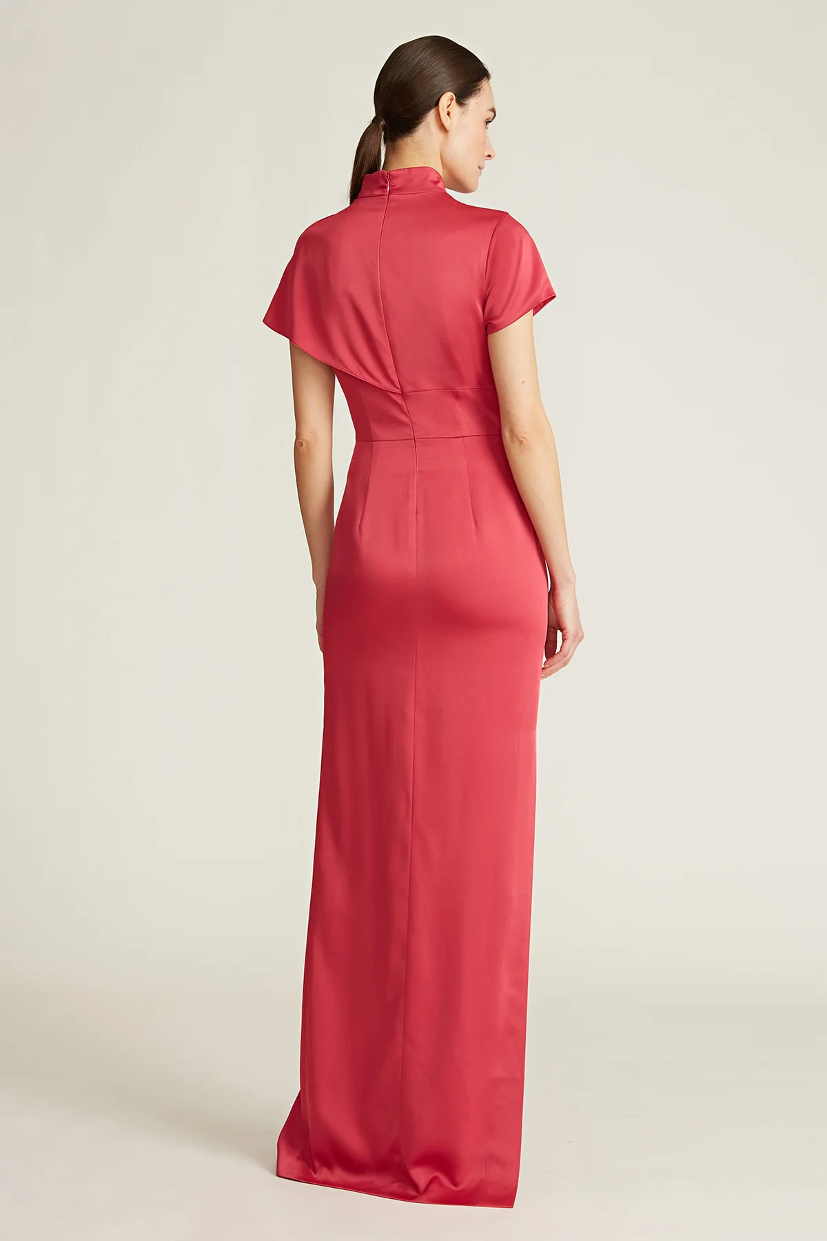 Kenzi Mock-Neck Draped Gown - Image 2