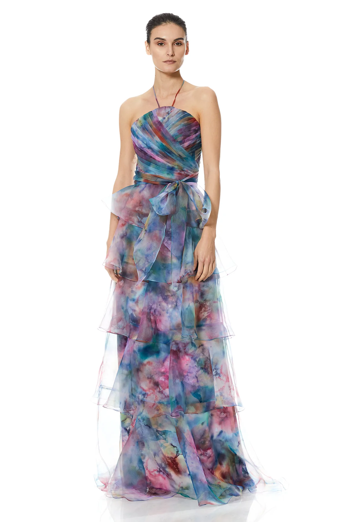 Kimora Halter Tiered Gown