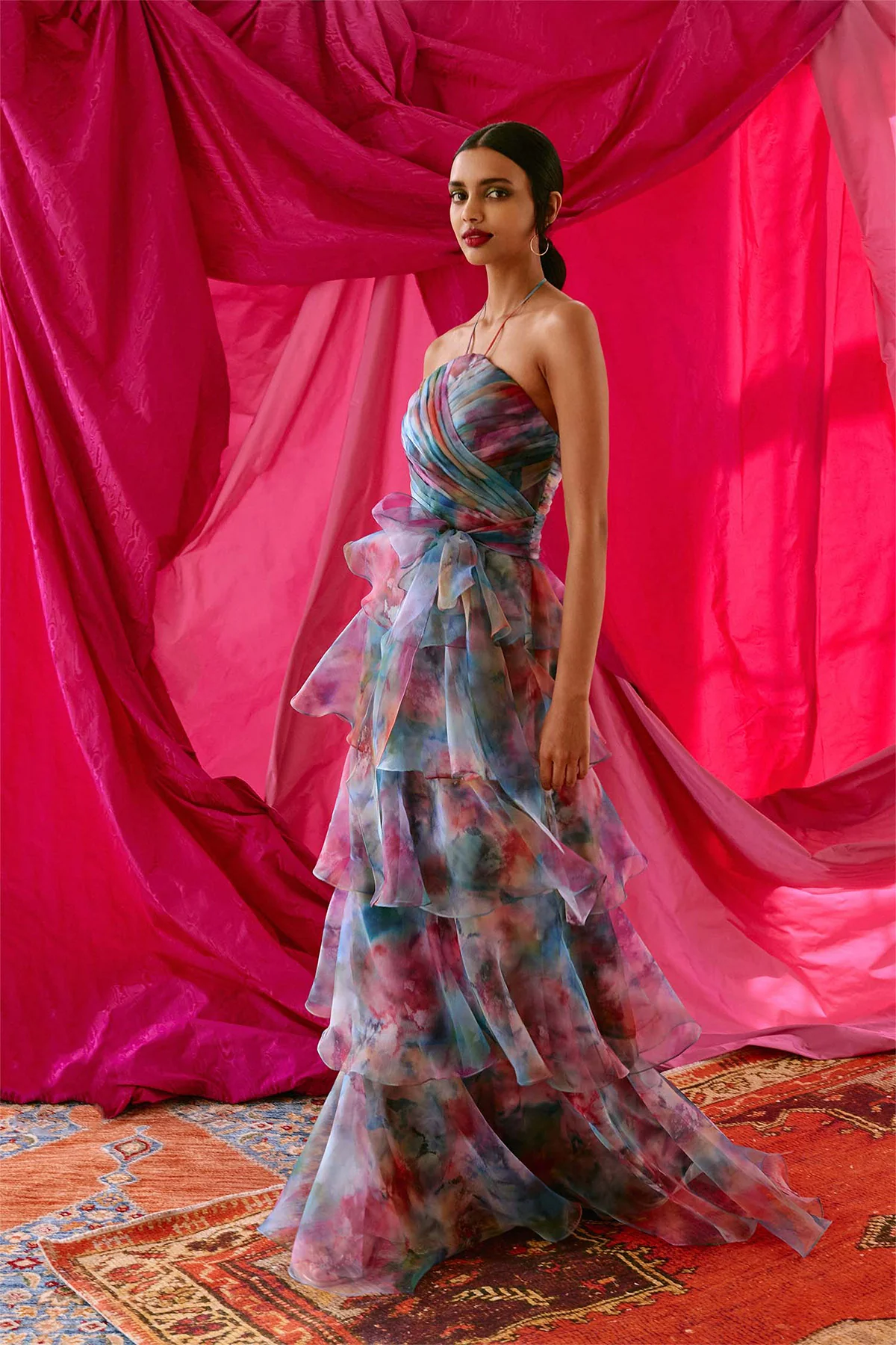 Kimora Halter Tiered Gown - Image 2
