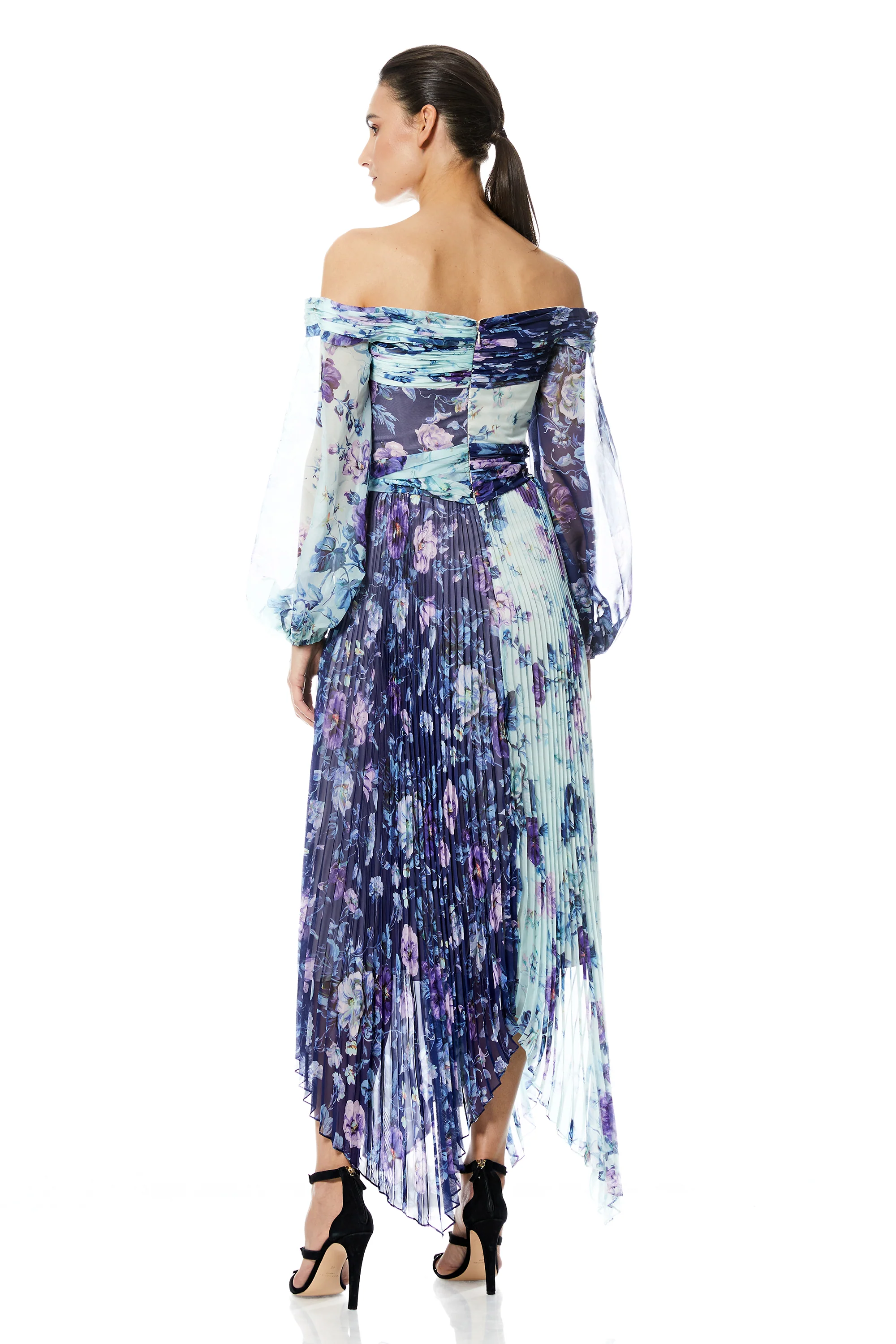 Lennon Handkerchief Wrap Dress - Image 3