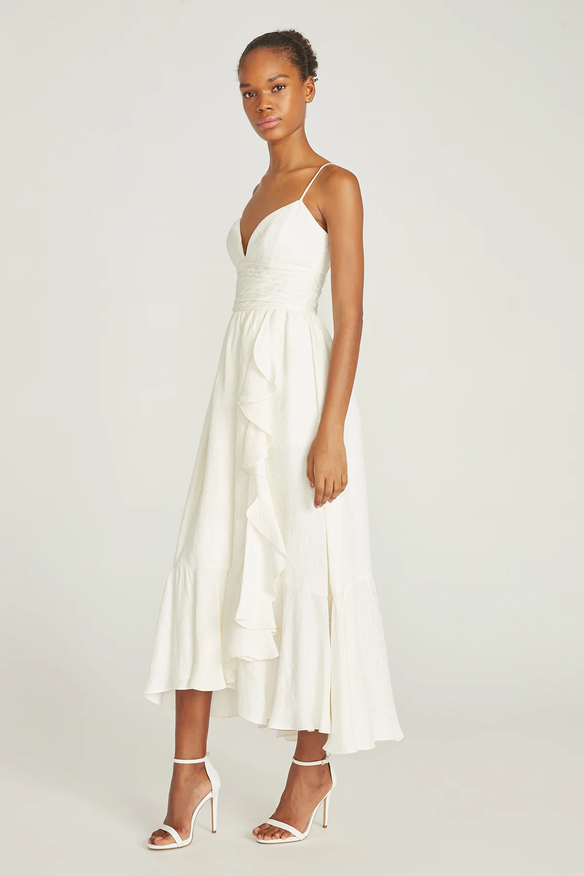 Maika Cascading Ruffle Dress - Image 3
