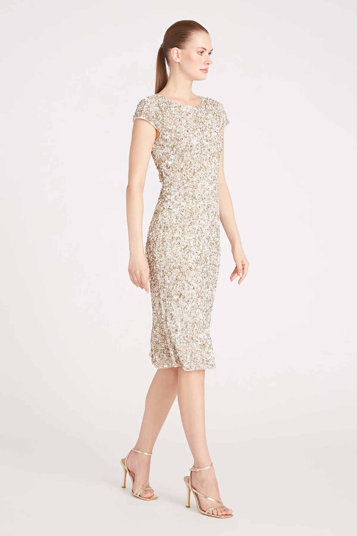 Mari Sequin Cocktail Dress - Image 5