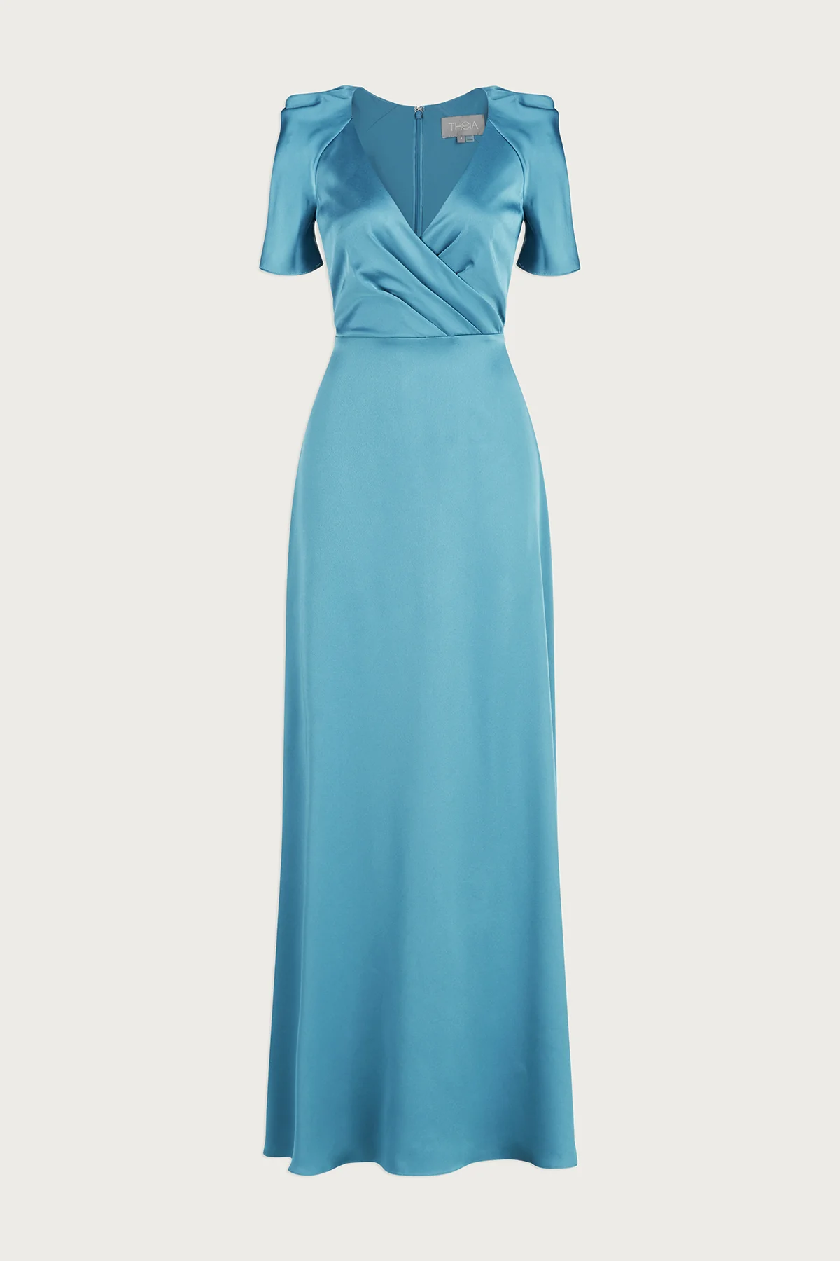 Marina V Neck Satin Gown - Image 5