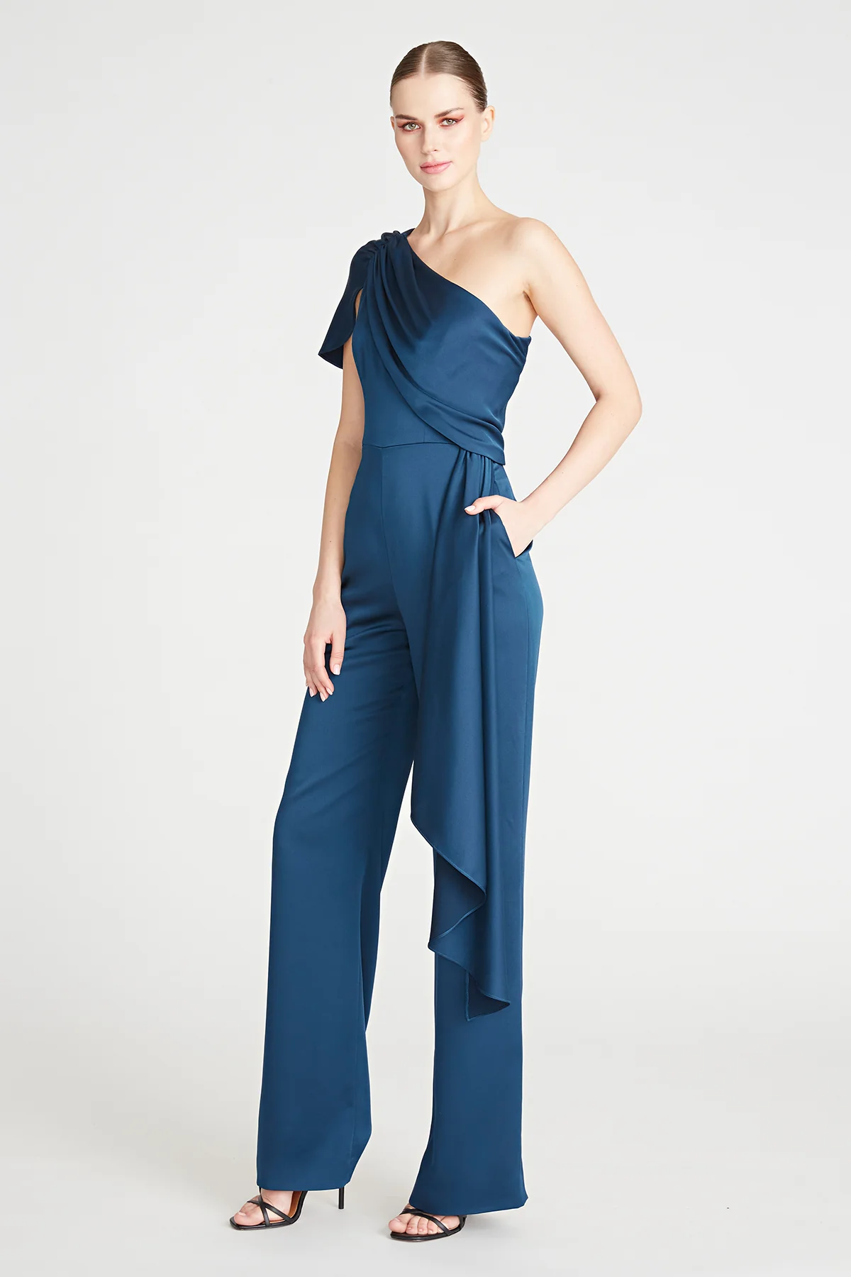 Portia Draped Jumpsuit - Image 3