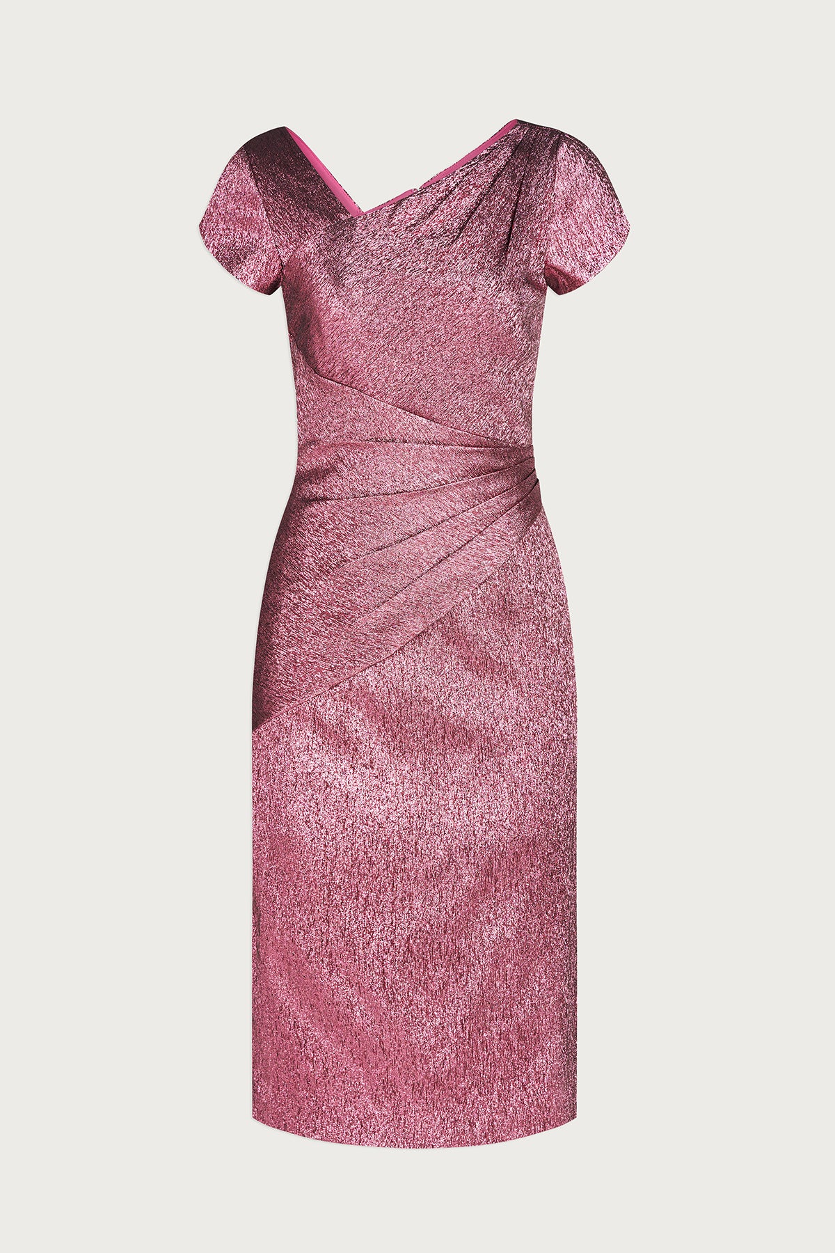 Rose Asymmetric Cocktail Dress - Image 6