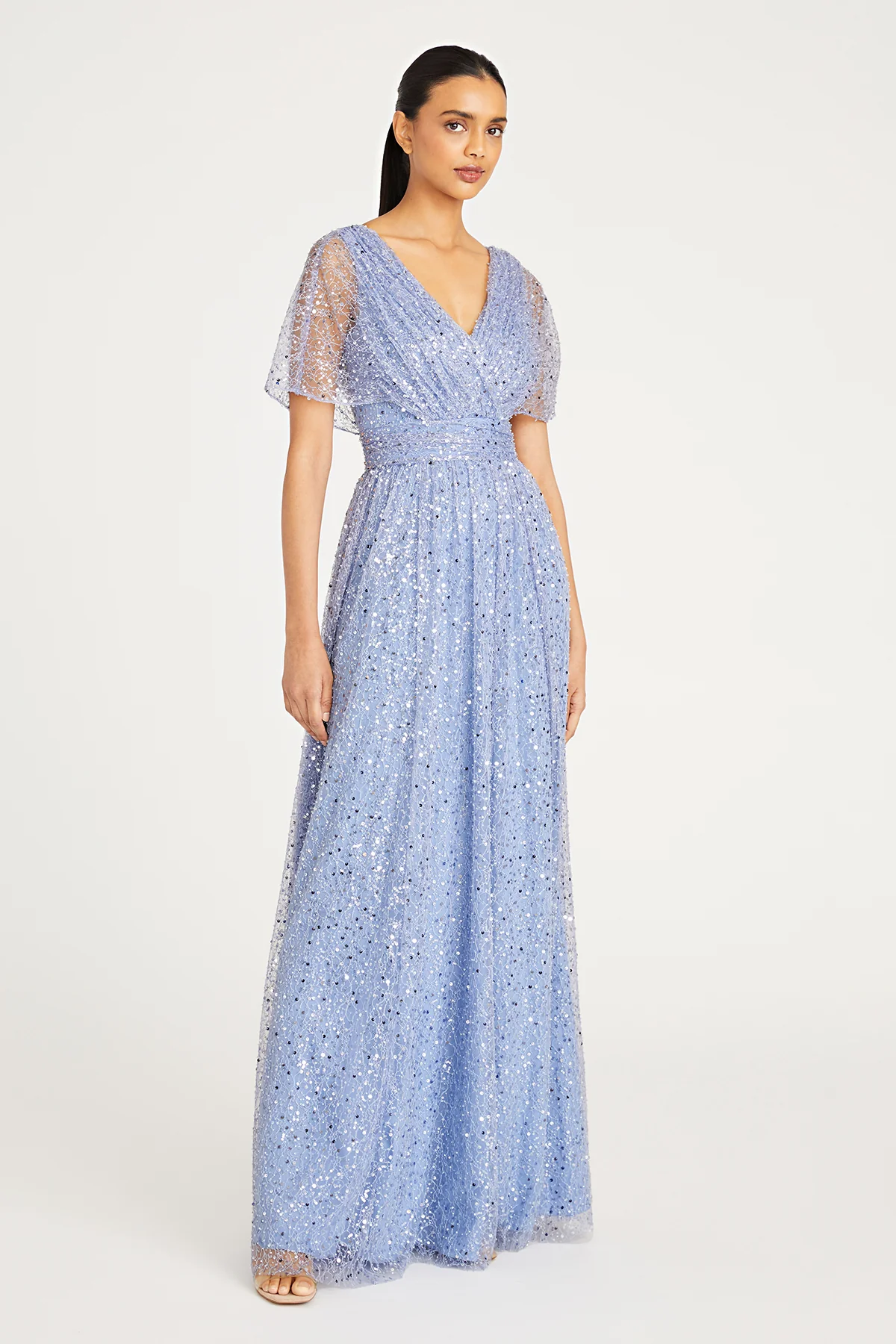 Sabine V-Neck Beaded Gown - Image 3