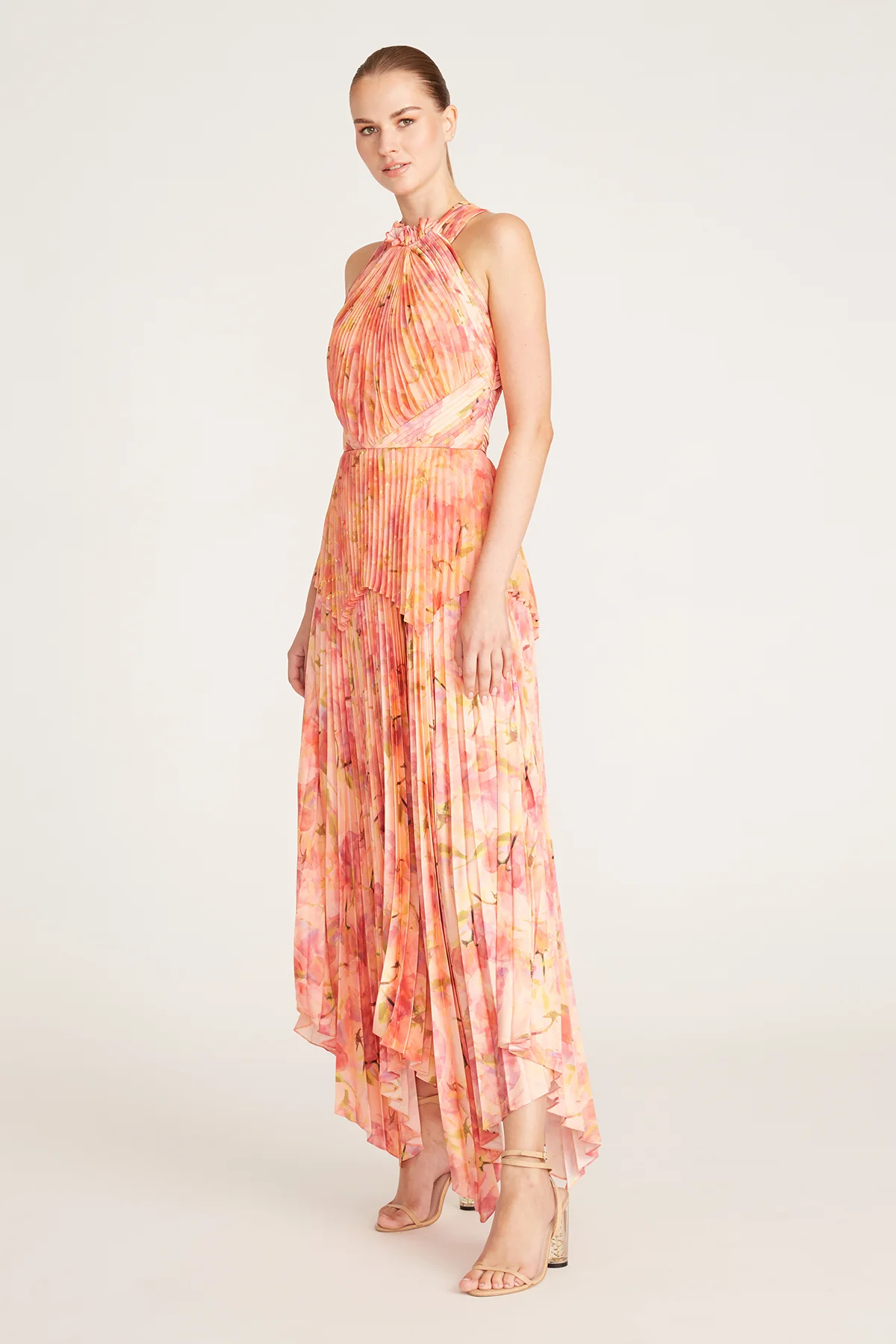 Saige Pleated Cocktail Dress - Image 3