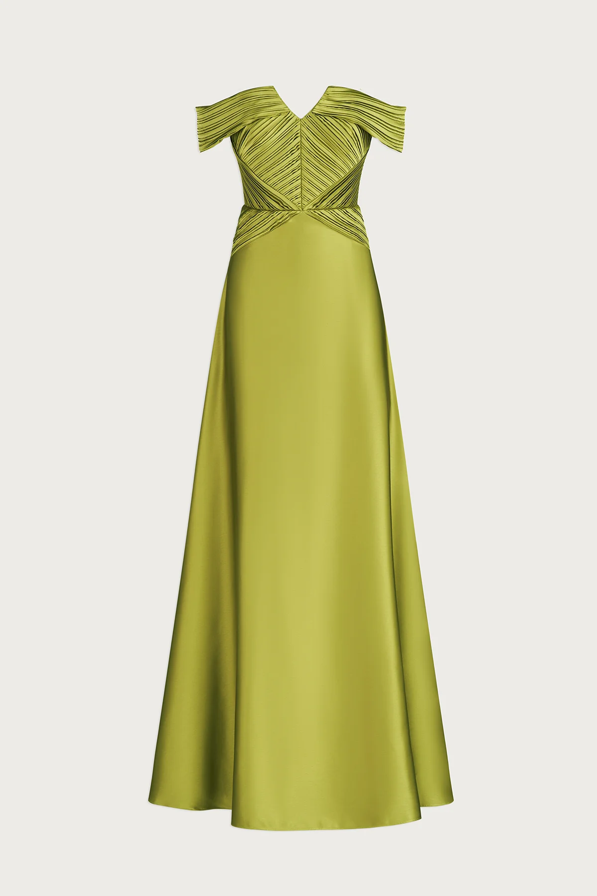 Venus Off Shoulder Draped Gown - Image 5