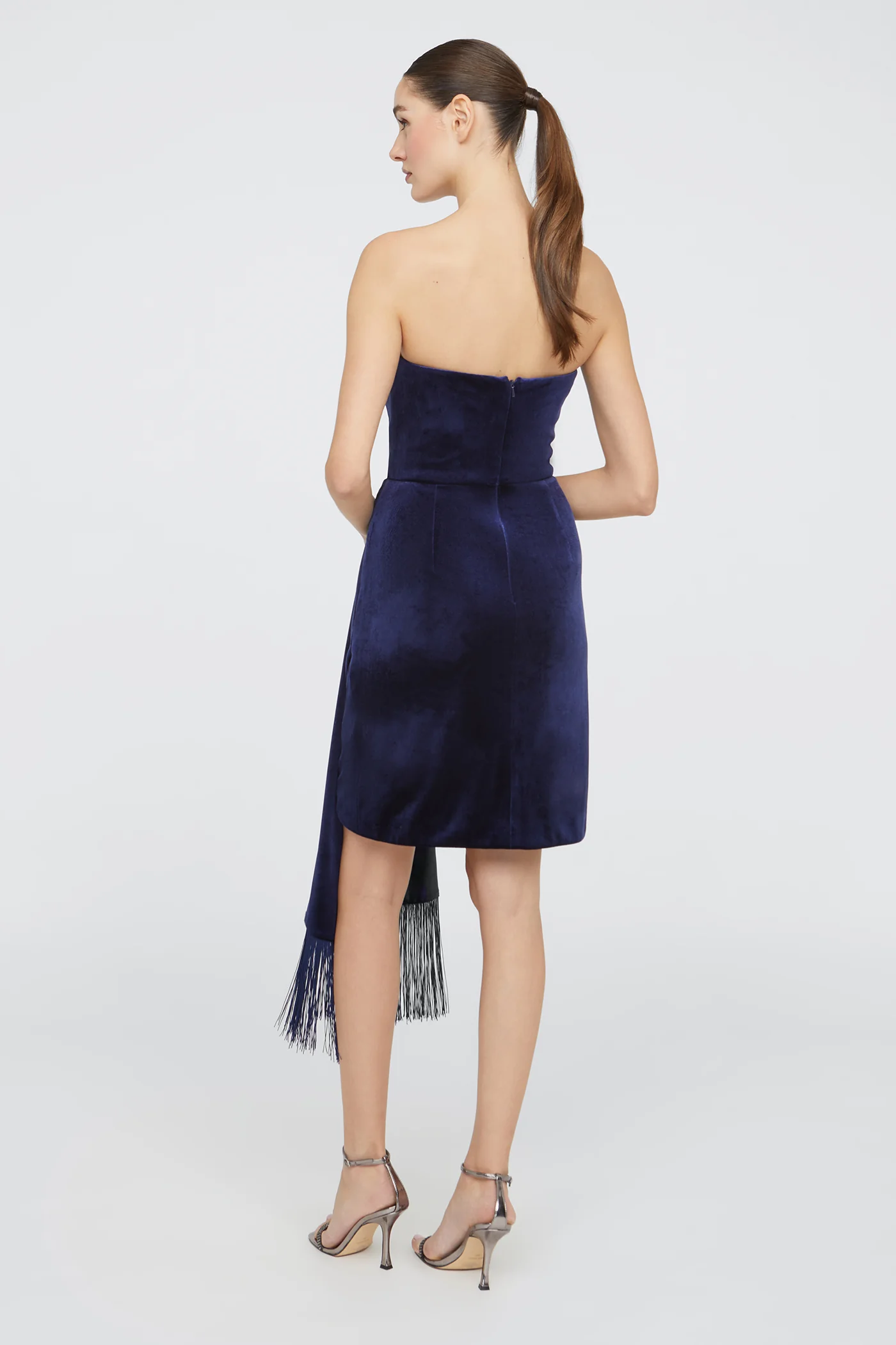 Ursula Strapless Velvet Dress - Image 2