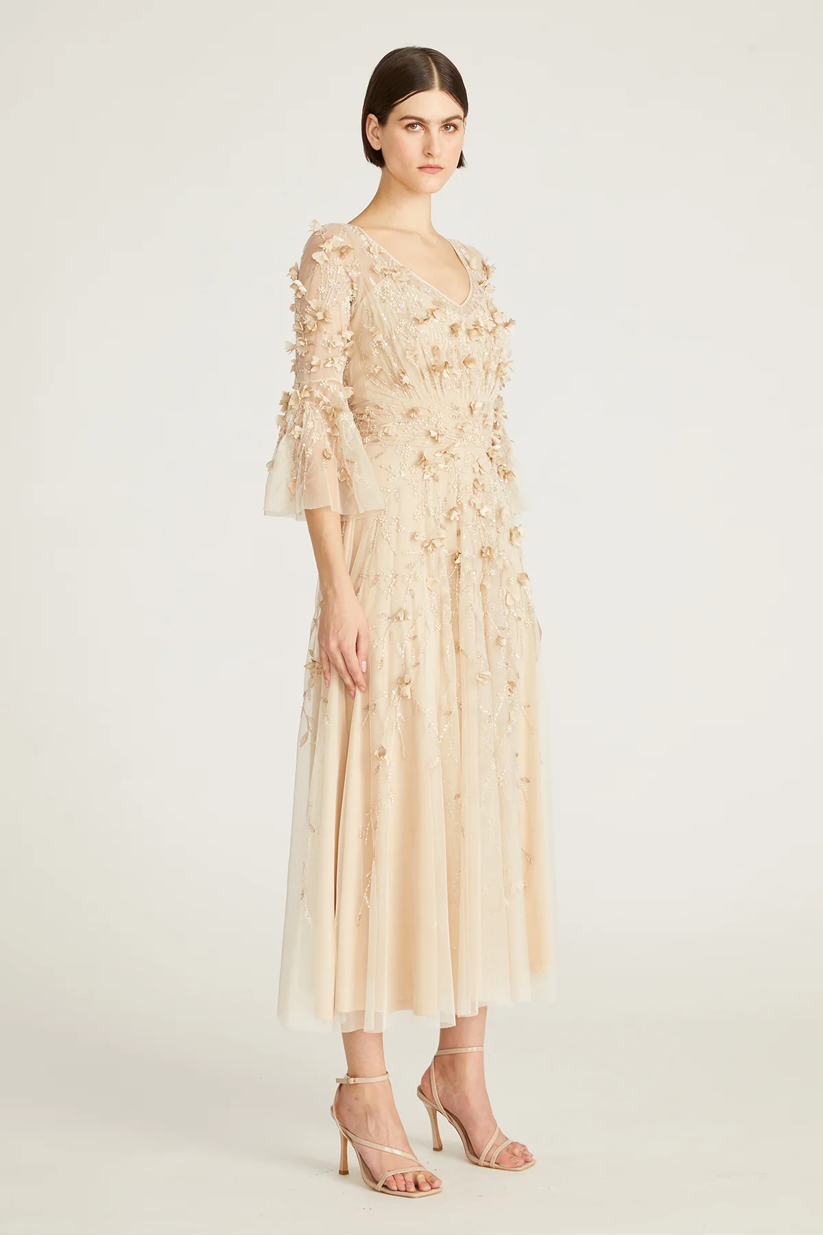 Zolene Embellished Midi Dress - Image 3